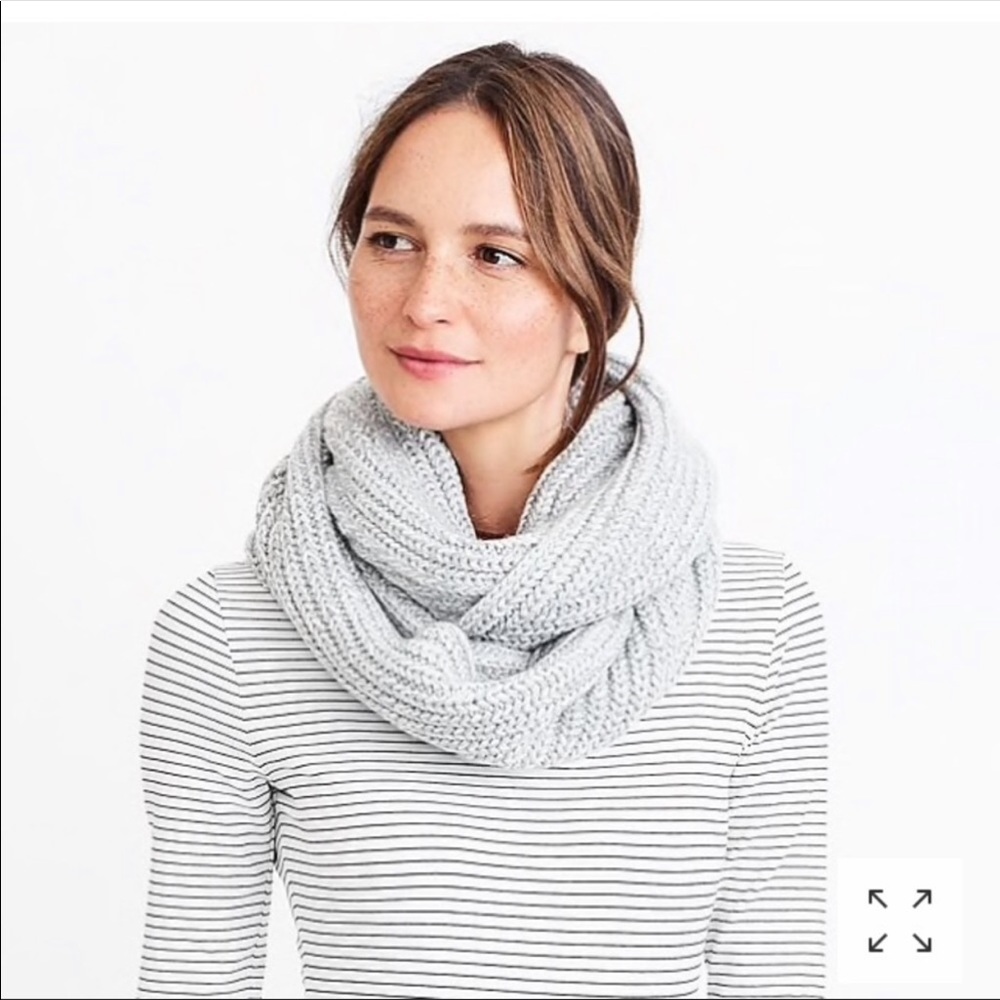 J. Crew Waffle Stitch Infinity Scary